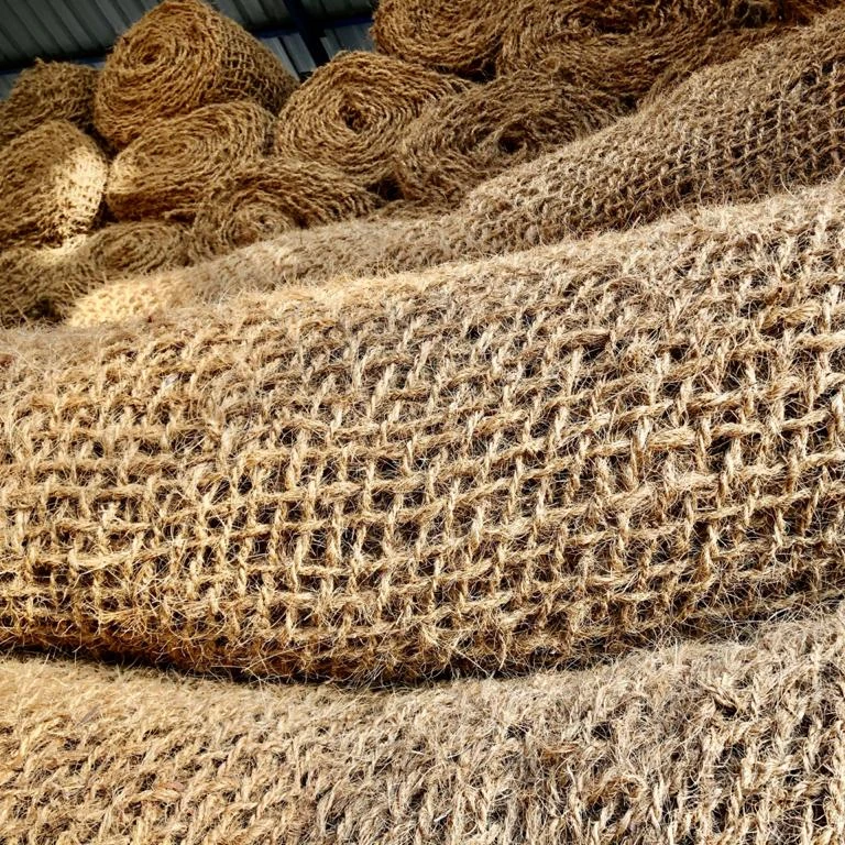 Geotextile Coir Nets Bio-degradable Ecofriendly Best Quality at Lowest Price