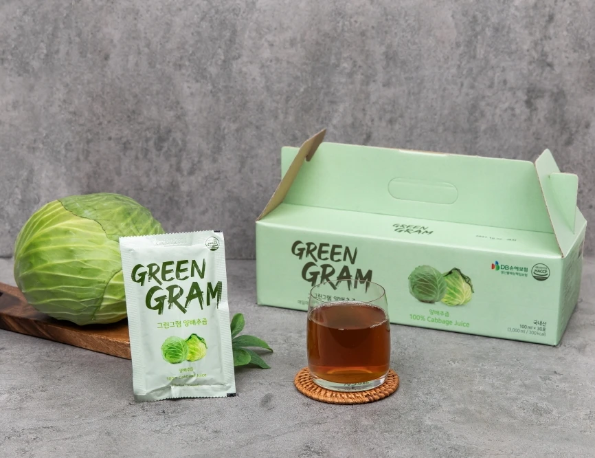 
Highly recommend Organic GREEN GRAM Cabbage Juice vegetable juice made in Korea 
