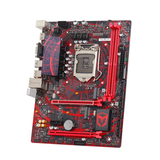  Материнская плата Maxsun MS-Milestone B460M 32 ГБ DDR4 2933 МГц два порта M.2 игровая материнская B460