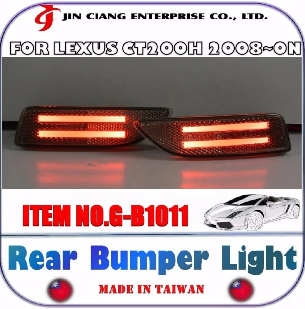 BODY KIT FOR LEXUS CT200H Car Tail LED Red Brake REAR BUMPER LIGHT