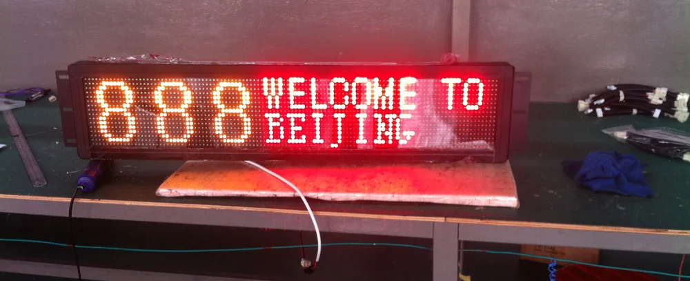bus electronic scroll display screen or LED sign product
