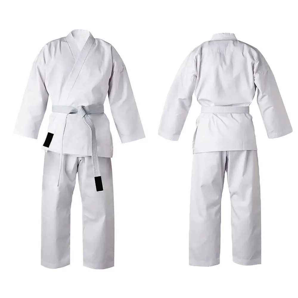 super quality martial Arts Karate Gi Uniform for Kids & Adults Medium Weight with Free Belt 100% cotton canvas. 14oz.