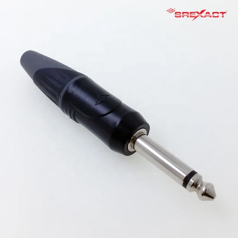 Professional audio 6.35mm TS connector cable 6.35mm