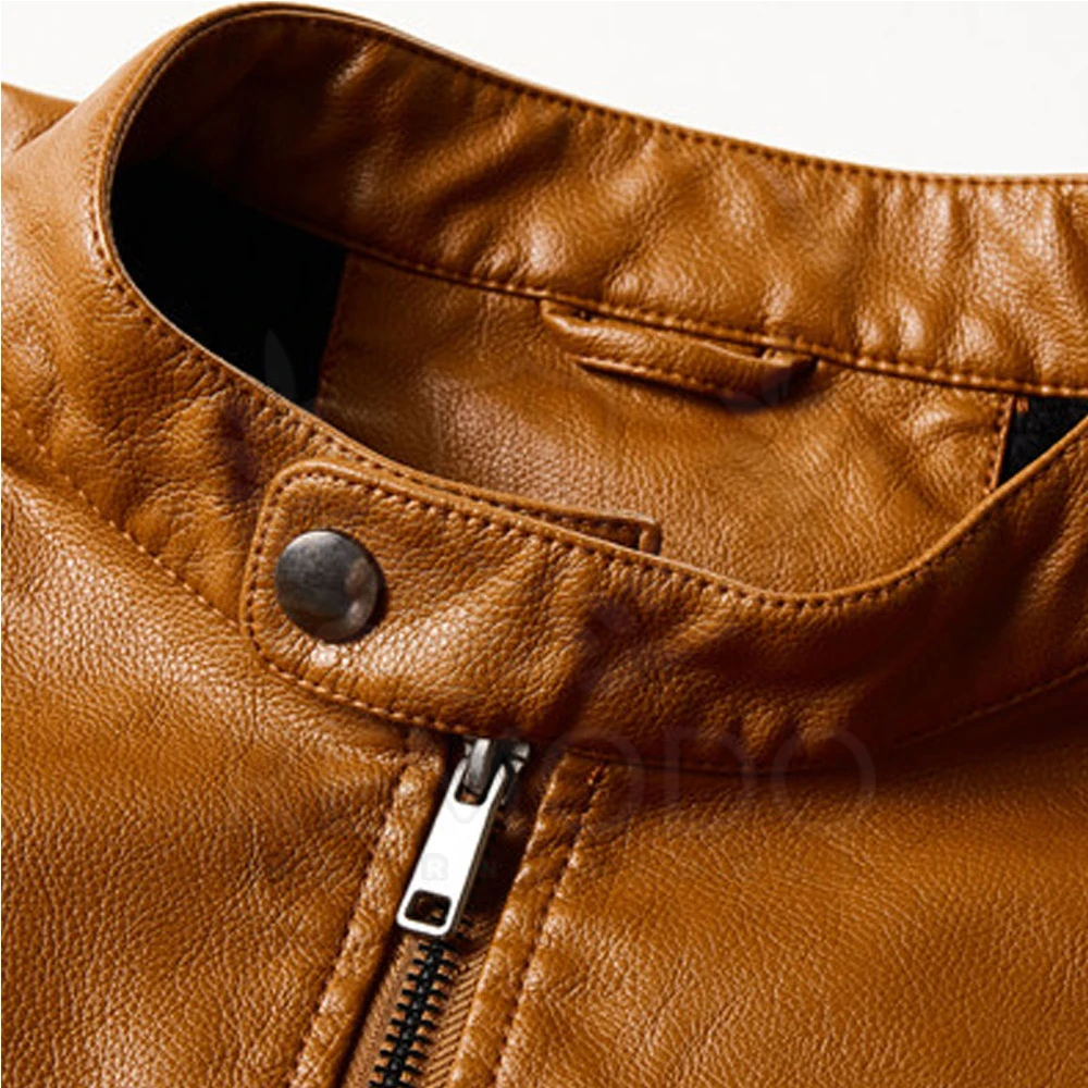 2021 arrival unisex design color block Men Genuine Leather Jacket Custom High Quality Men Leather Jacket Wholesale