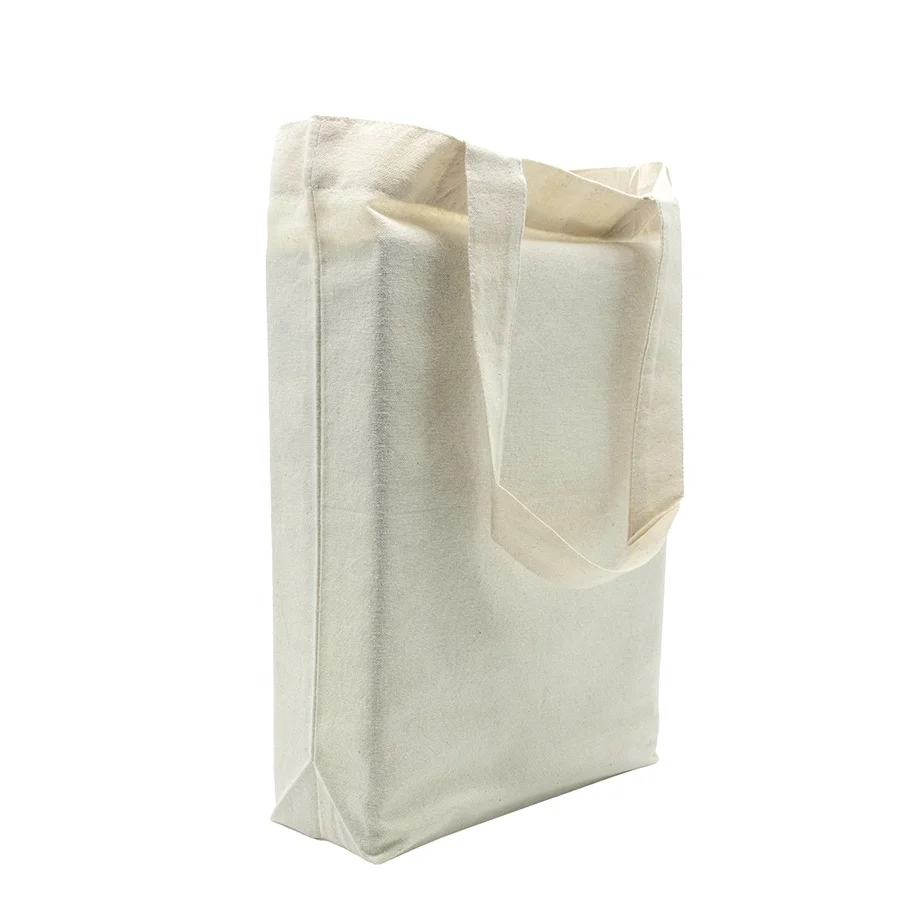 2021 Trendy Light Cotton Canvas Tote Bag Eco-Friendly Unbleached Natural Handmade for Grocery Supermarket shopping Vegetables