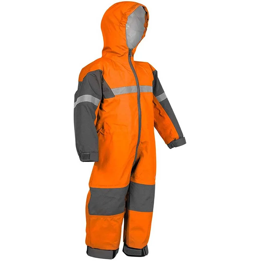 waterproof hooded all in one suit raincoat jackets with pants pvc kids rain coat rain suit fabrics