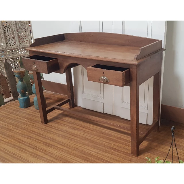 Винтажный письменный стол из тикового дерева античная мебель винтажная индийская