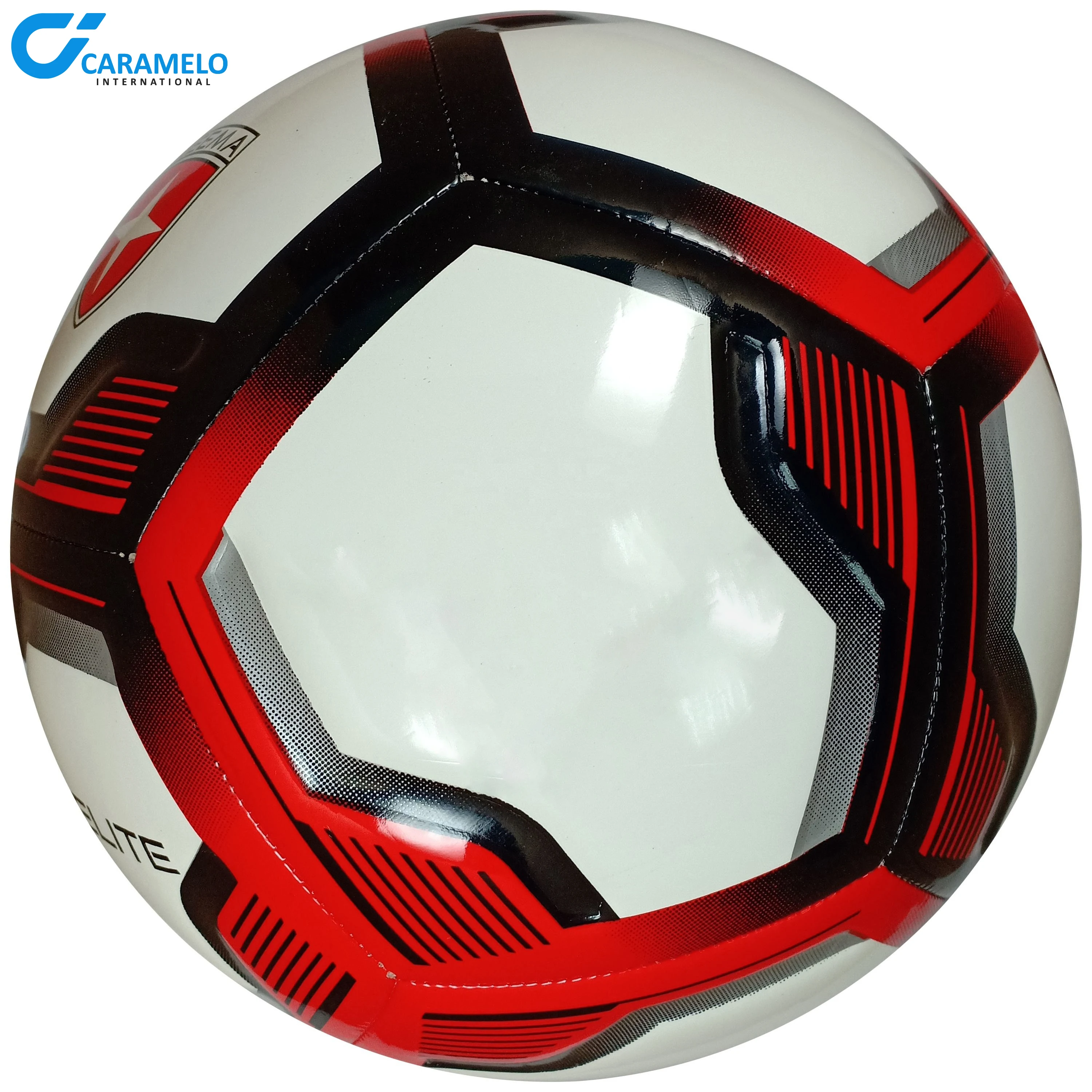 Low price direct sales professional balls pu leather football size 5 soccer ball for sale red and blue