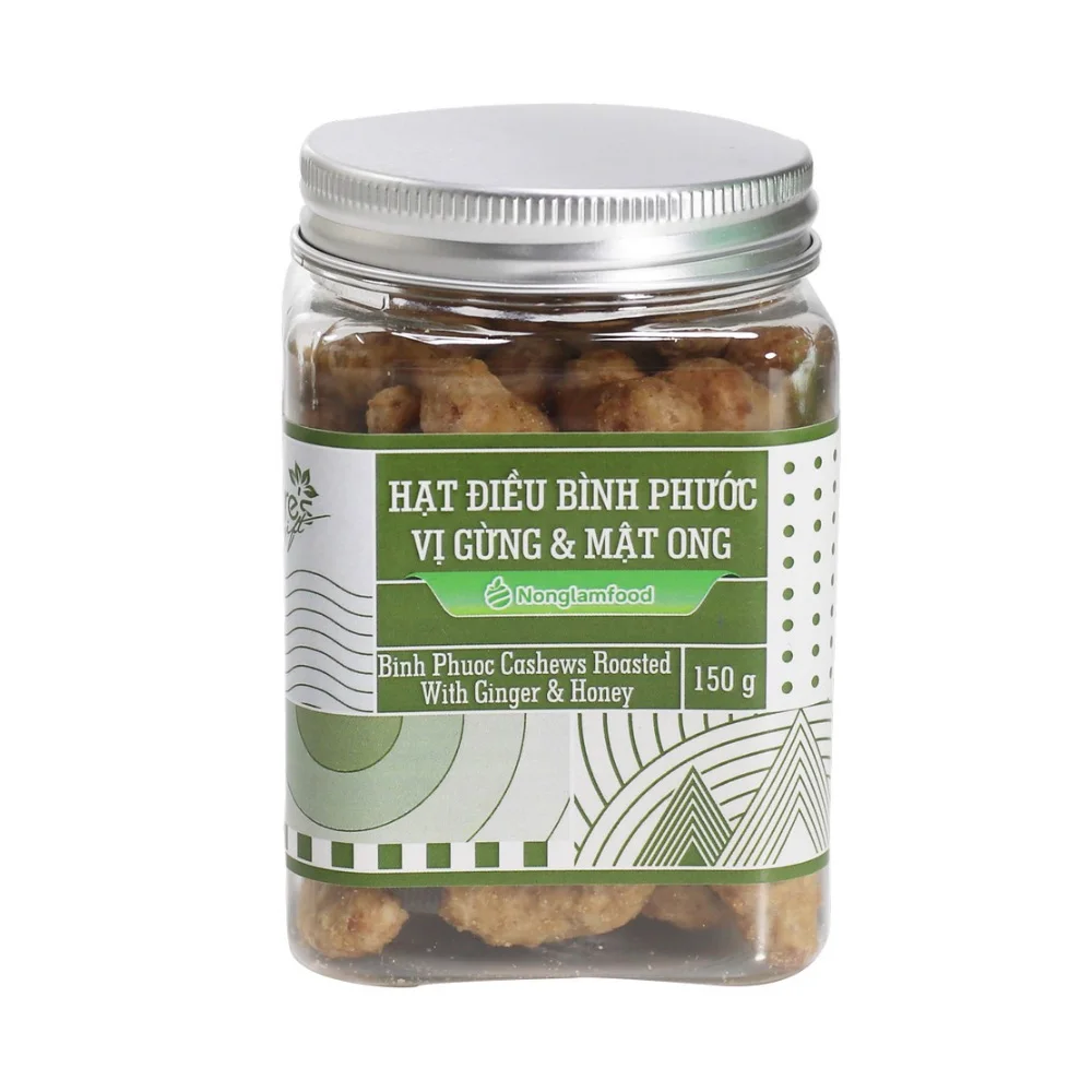Best Seller 2022| 100% Nature Cashews Roasted With Ginger & Honey In Box 150g Good For Your Heart Rich In Antioxidants