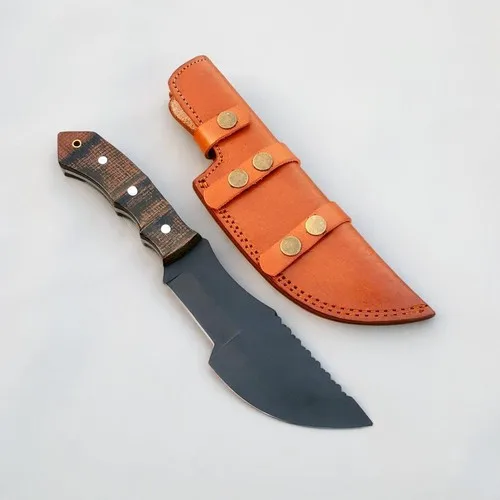 1095 High Carbon Steel Tracker Knife Blank Blade Hunting Skinning 1095HC Black Blades Custom Making High Carbon