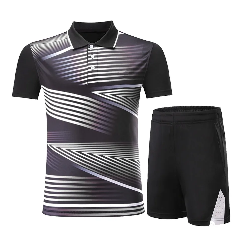Breathable High Quality Sublimated Quick Dry Table Tennis Tops Training Shirt Men Women Badminton Jersey Uniforms
