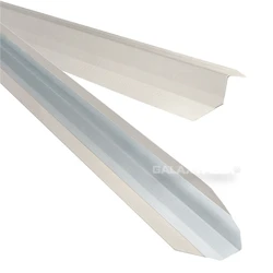 Paper faced metal corner bead installation