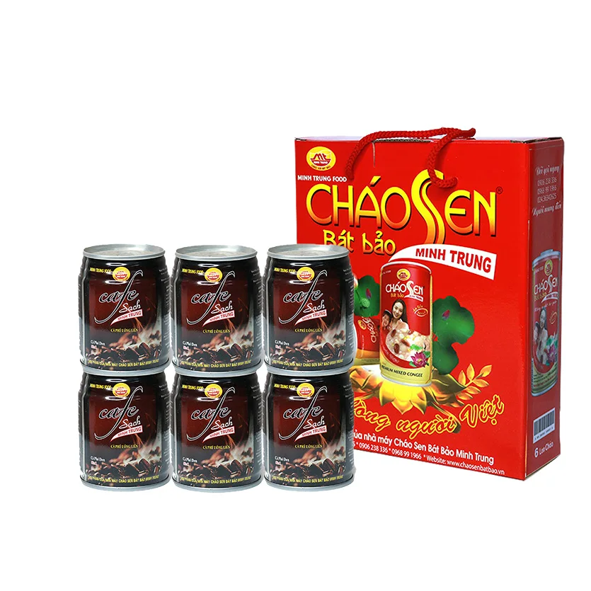 Canned Instant Fresh Black Coffee from Vietnam - No preservative