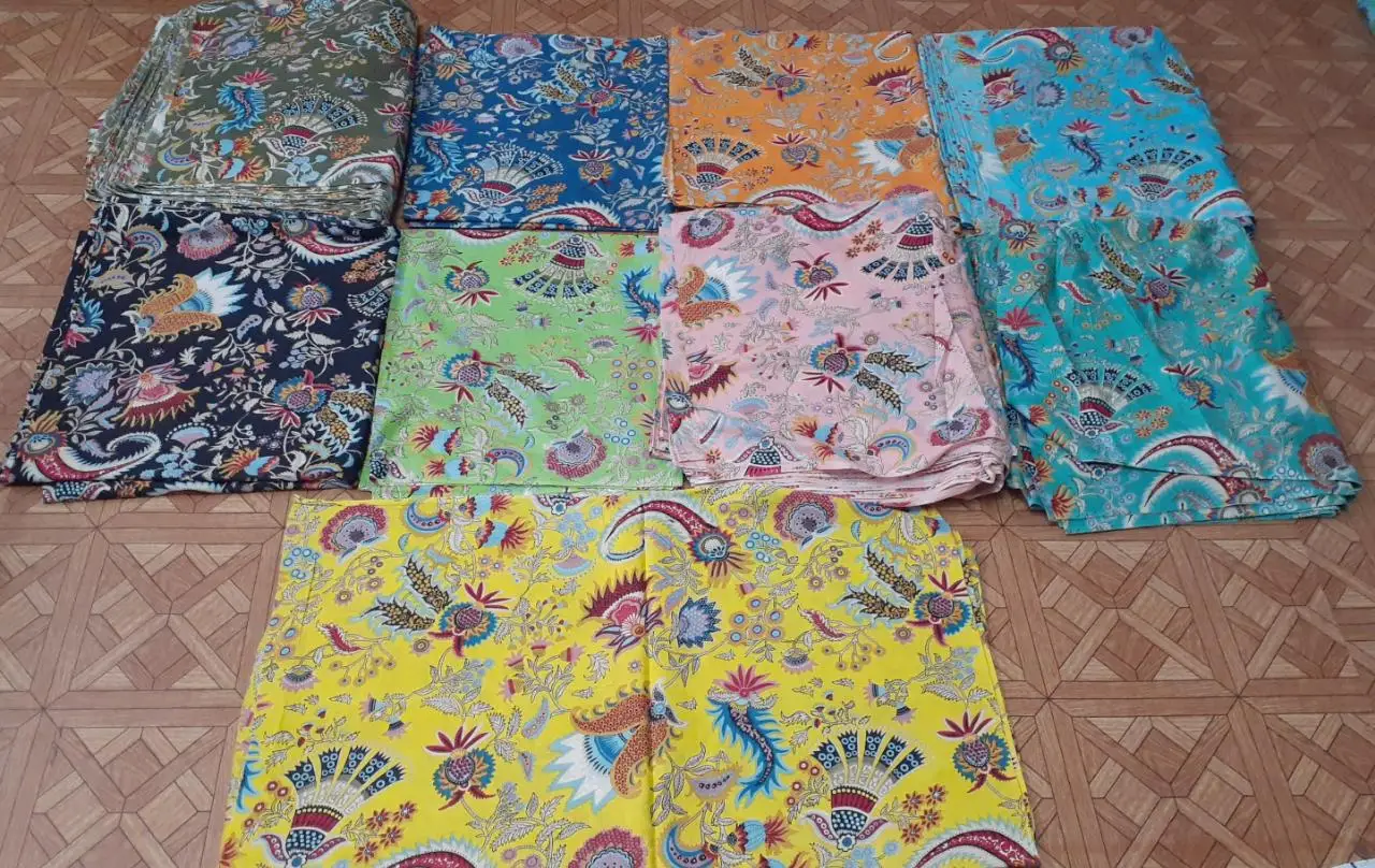 Indian Wholesaler And Manufacturer Of Handmade Cotton Printed And Running Fabric Dress Raw Material