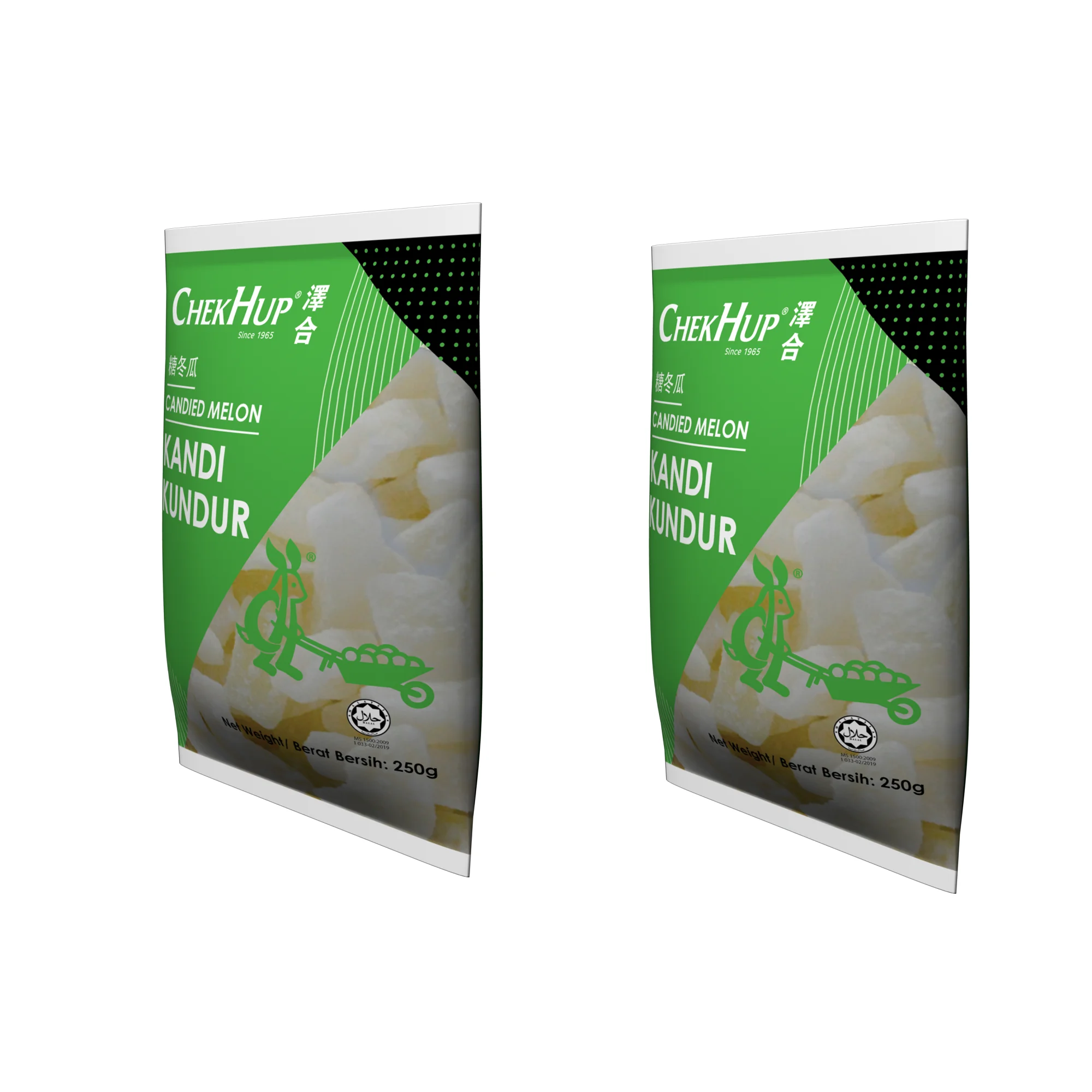 
Wholesale Clear Sugar Chek Hup Candied Melon From Malaysia For Health In Bag Packaging 