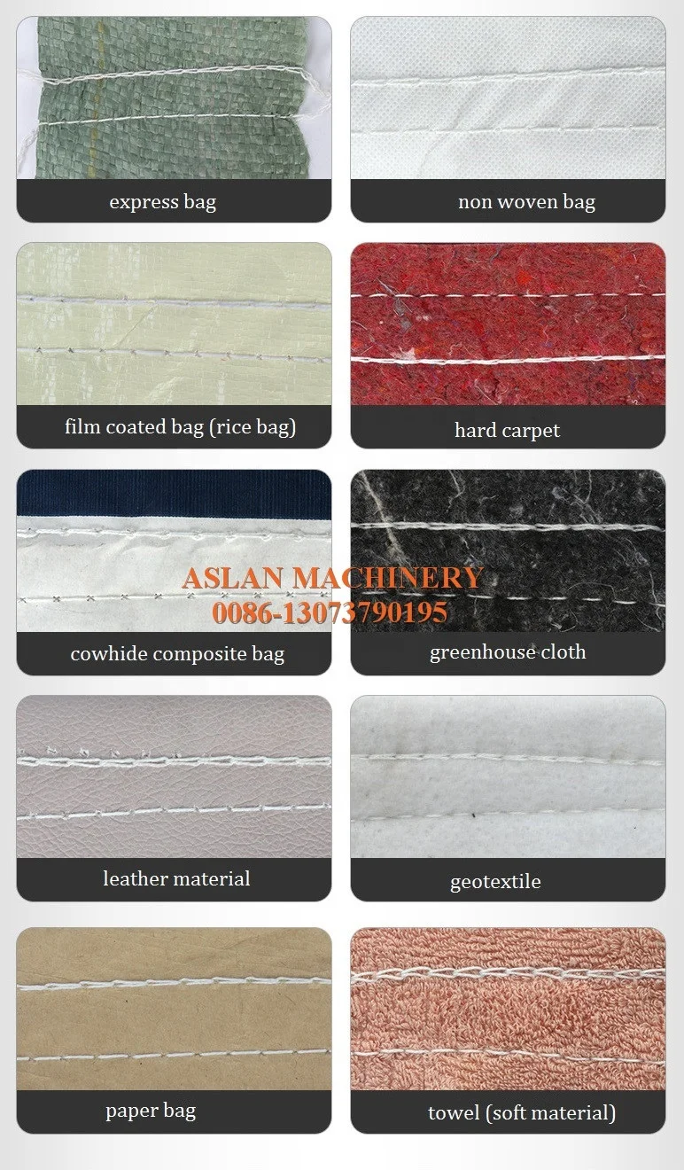 Non-woven Rice Bag Sewing Machine Grain Packing Bag Closing Thread Sealing Machine