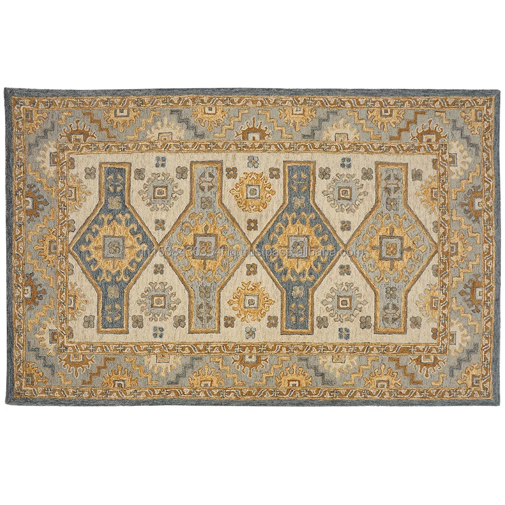 Manufacturing High Quality Carpet Latest Design Stylish Handmade Wool Carpet Hand Tufted Woolen Carpets