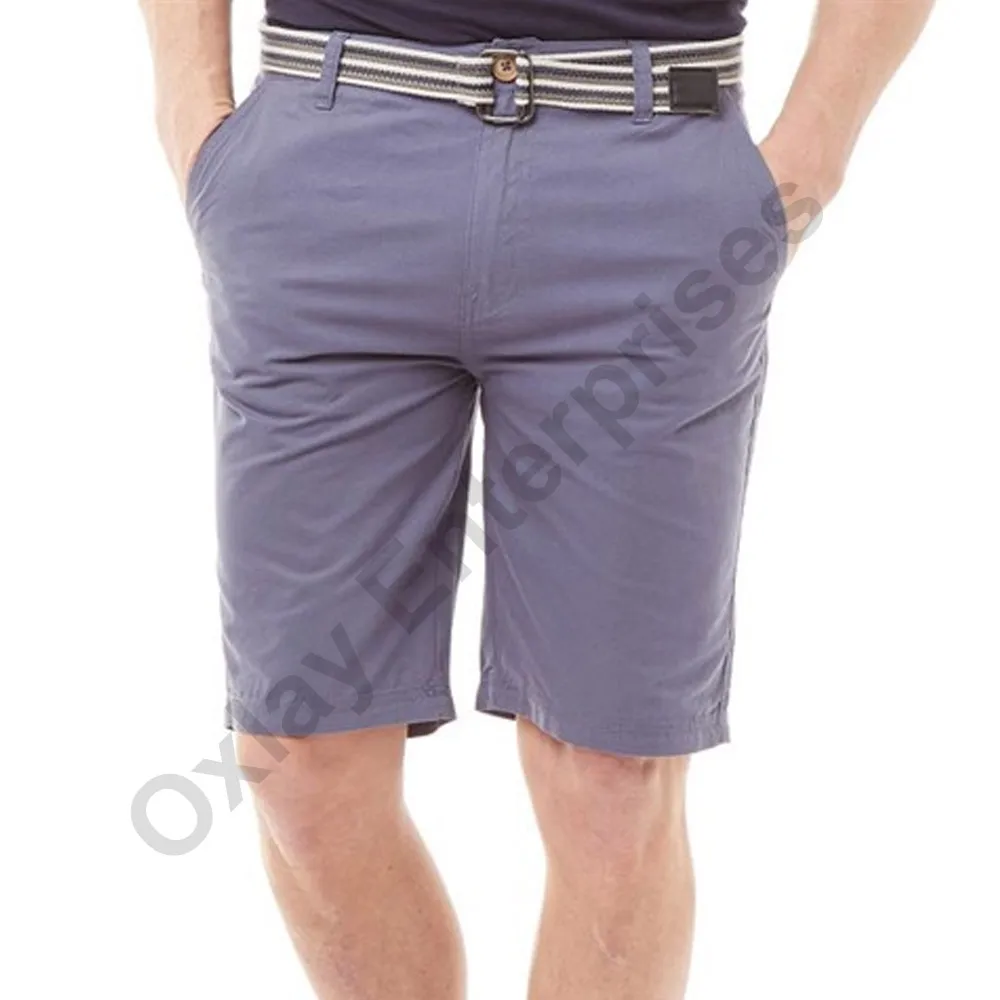 Wholesale Casual Summer Men Cotton Knee Length Chino Shorts