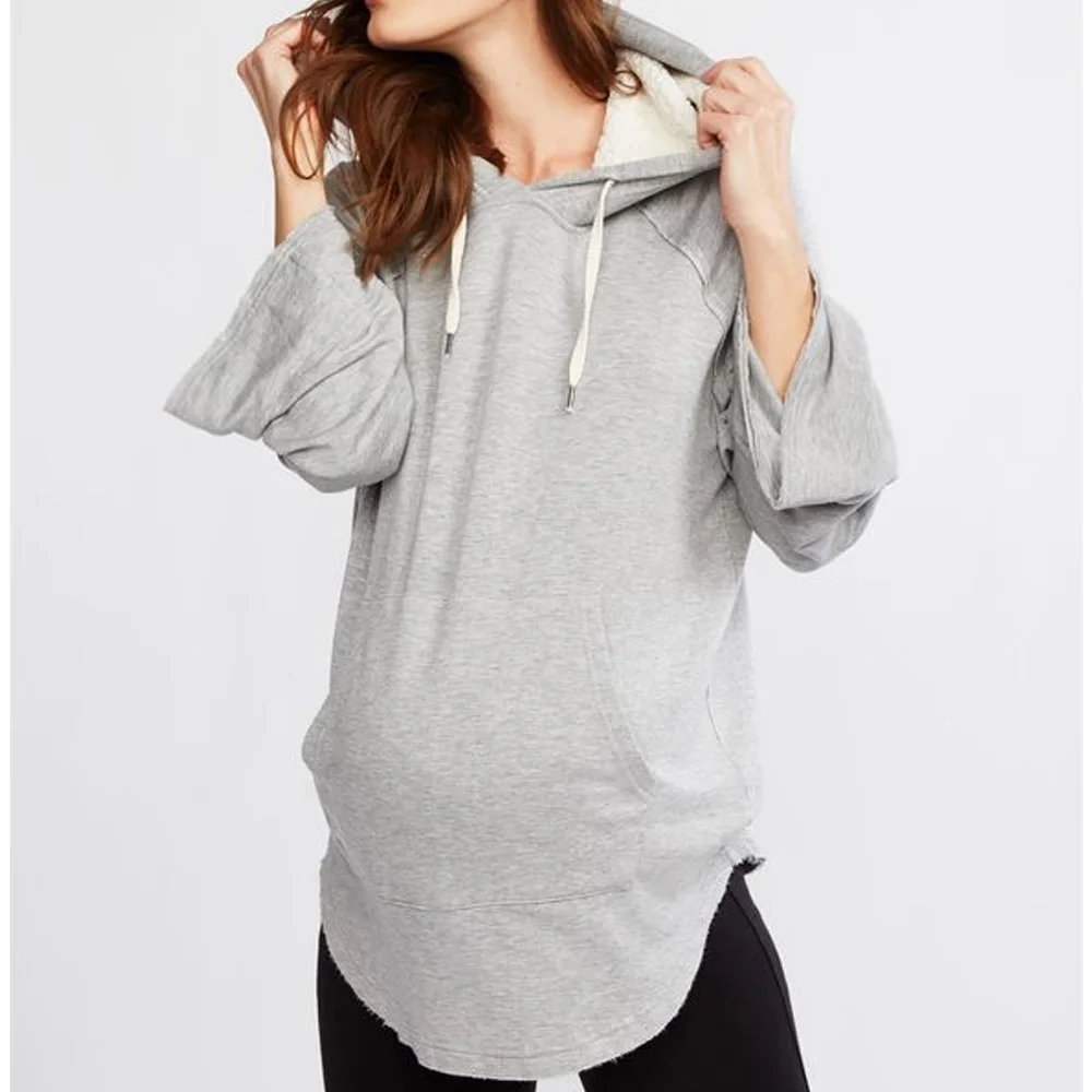 
Oem service ladies maternity hoodie 
