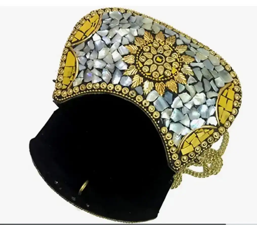 wholesale highest quality handcrafted polished Beautiful customized  mother of pearl fashion handbag  for women from India ,