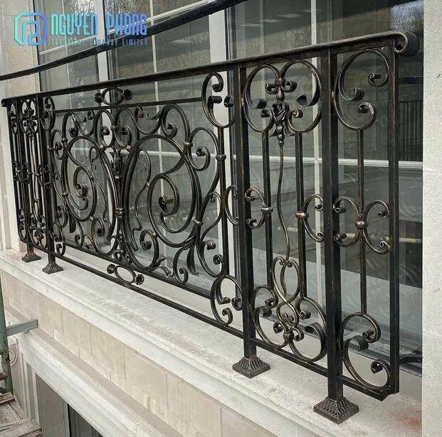 Typical Iron Balcony Railings Wrought Iron Balcony For Sale
