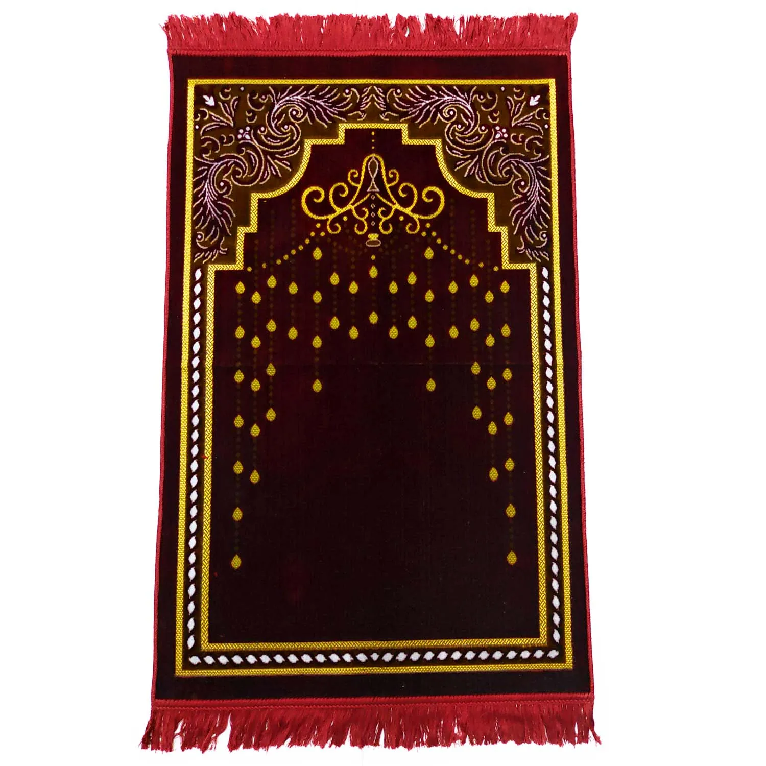 Muslim prayer mats wholesale and roll out mosque prayer embossed mat prayer rugs