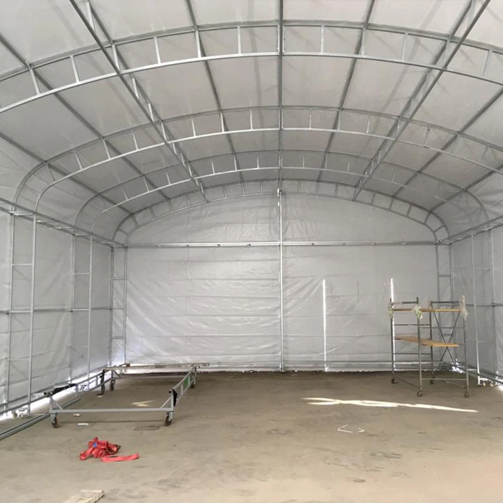 Рама быстрая установка промышленный сарай хранилище сарай горячеоцинкованная сталь с сильной скоростью ветра выдерживает 150 км/ч металл