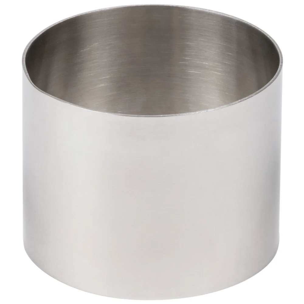 Round Shape Stainless Steel Metal Tart Rings Cake Rings Food Stacker