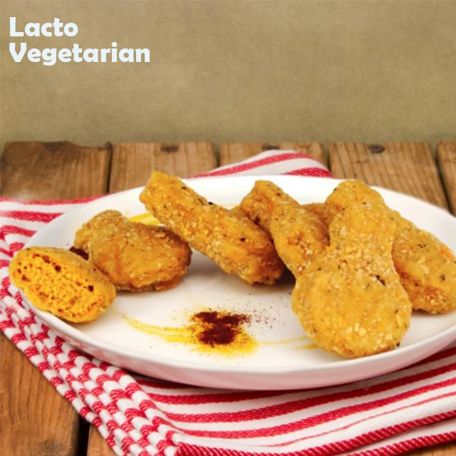 Deep-Fry Lacto-Ovo Vegetarian Vegan Meat Free Meat Vegan Chicken Flavor Drumstick