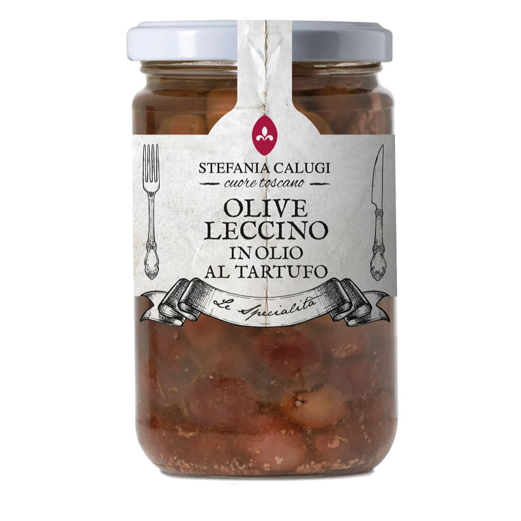 Оливки в трюфельном масле «Leccino», 180 г, свежее сырье, овощи, аппетит с ломтиками и сыром
