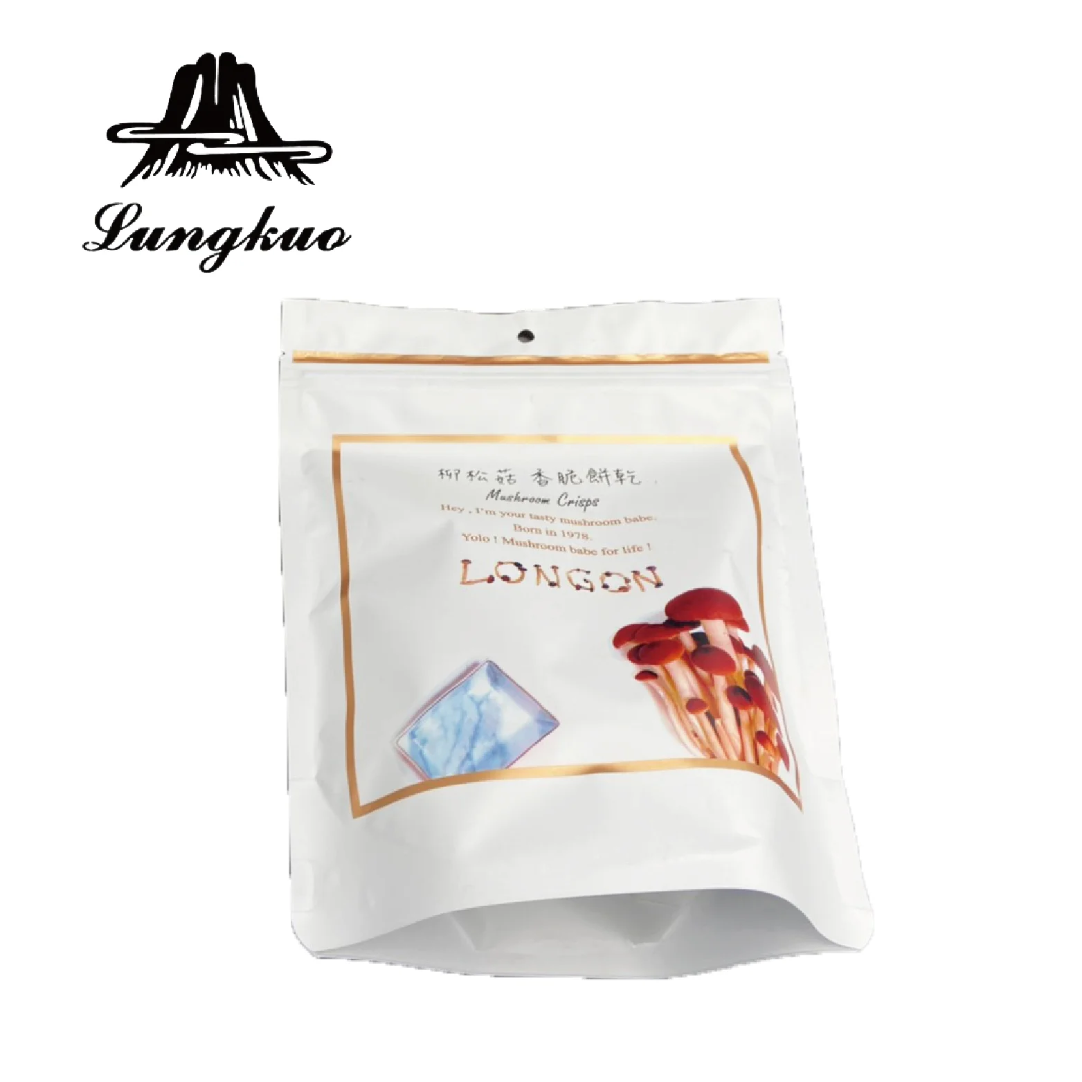 Salty flavor tea tree mushroom healthy snack