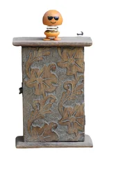 CUSTOM DESIGN DECORATIVE WOODEN HANGING KEY BOX BURN GREY WASH ~ WOODEN PLATE ~ HOME & KITCHEN DECOR ITEM