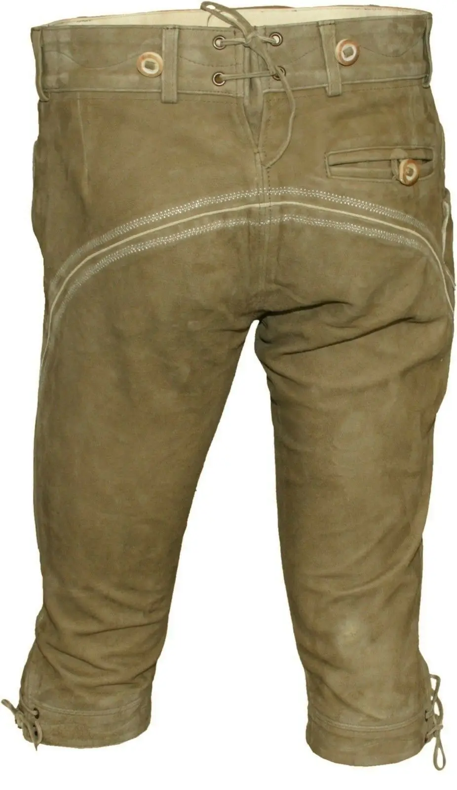 Custom New Bavarian Oktoberfest Lederhosen German Real Leather with Matching suspenders Short Traditional Pants