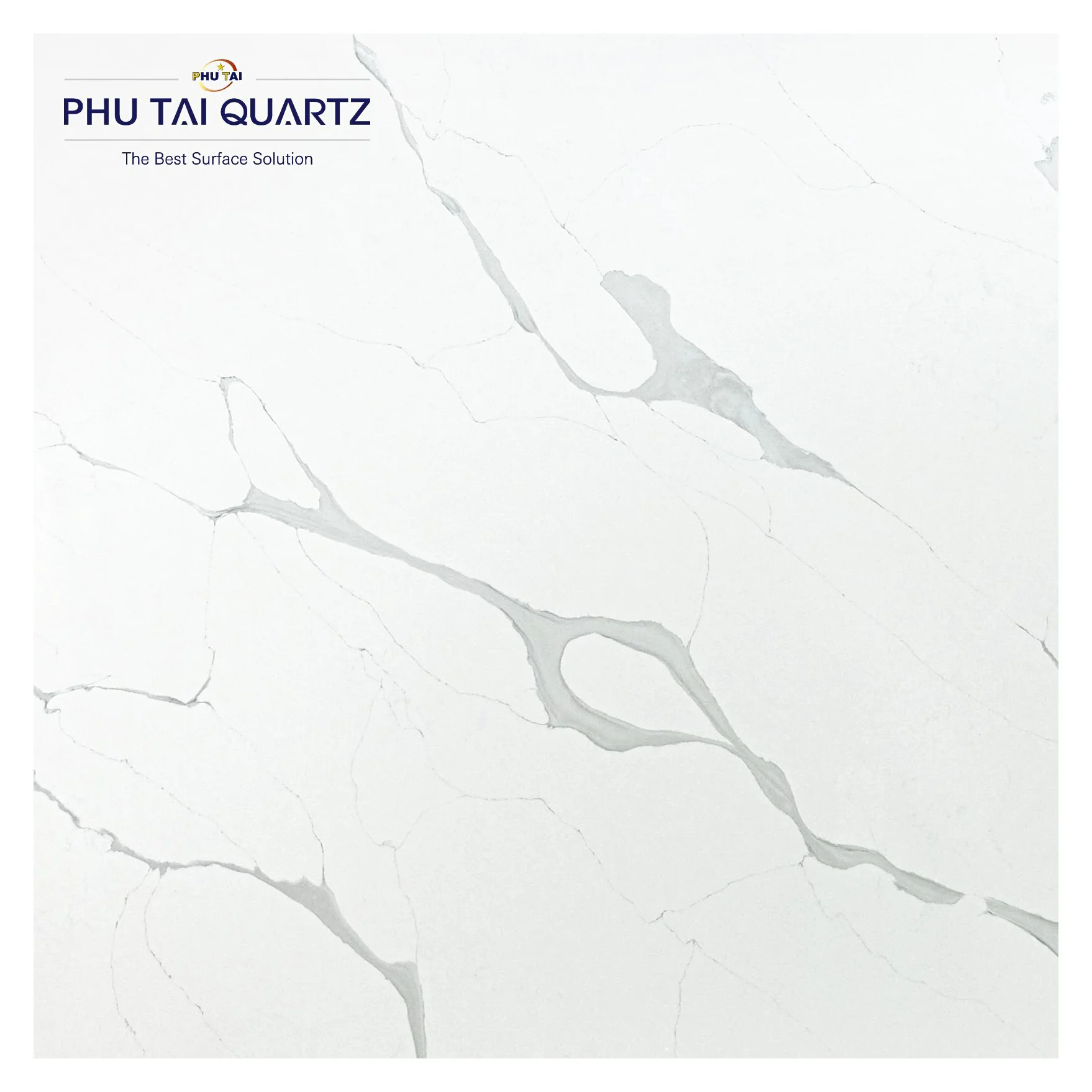 Calacatta Quartz Pearl Valley PT 940 High Quality Polished Slab for Interior Walling Decoration and countertops from Phutai