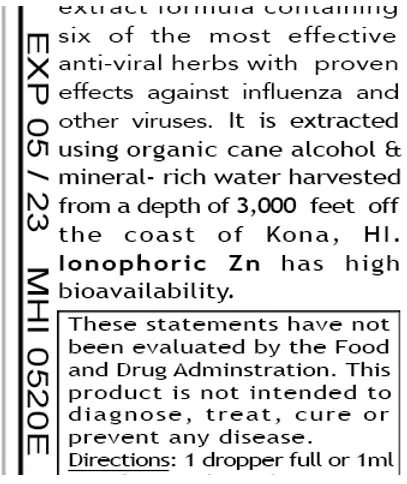 Intelligent Remedies Ionophoic Zn Extract Herbal Supplements For Immune System Booster Herbal