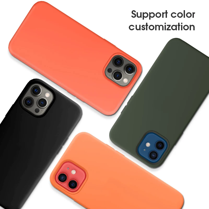  Магнитный чехол Magsafing из жидкого силикона для Iphone 12 Max