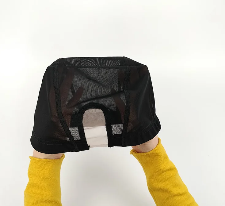 U Part Wig Cap Thick Dome Cap Wig Mesh Elasticity Swimming Hairnet Style Mesh Wig Cap