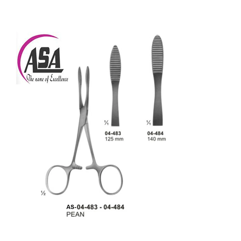 Pean hemostatic forceps 125mm-140mm high quality forceps