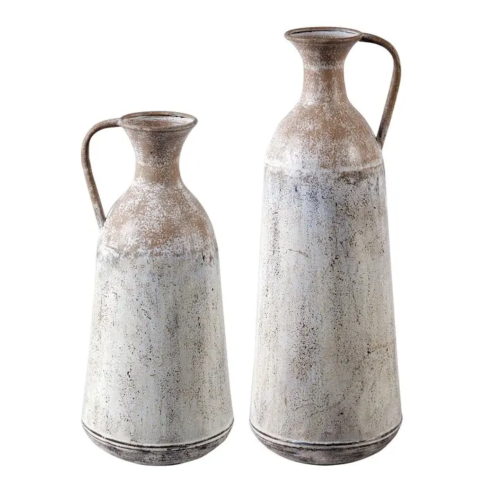 
Randel Tan Metal Table Vase 