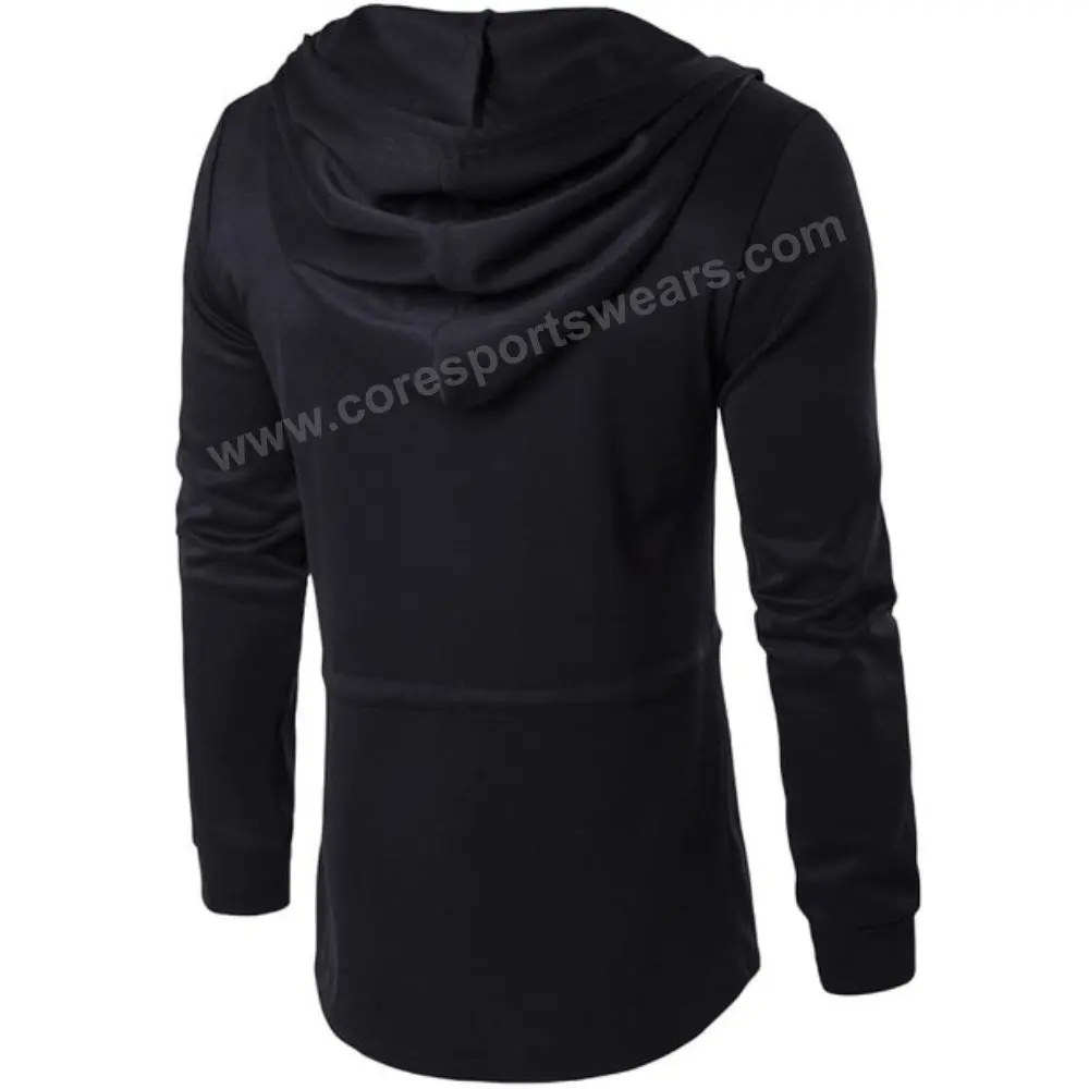 OEM Free Sample Men Hoodie Set Sweatshirt 50 Cotton 50 Polyester Long Sleeve Printed Oversize Pullover Hoodies Wholesale Black
