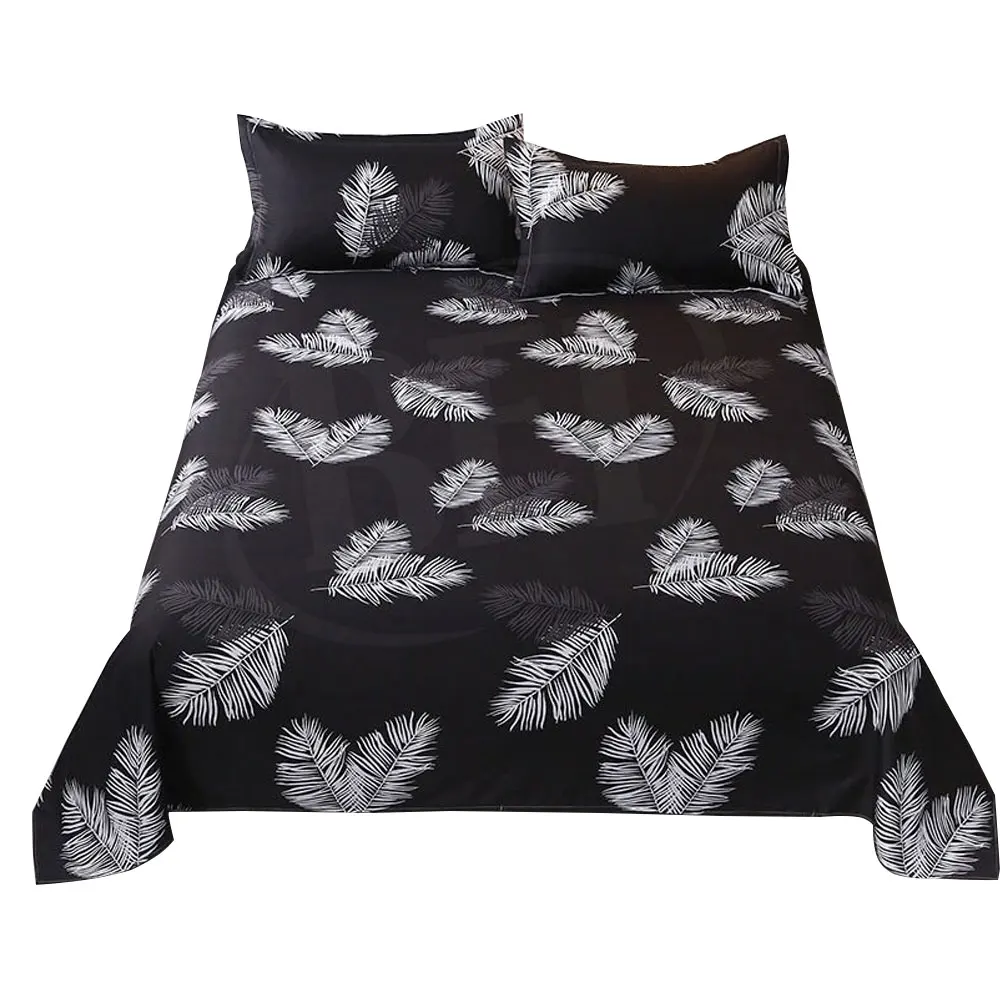 3 Piece Sale Bed Sheet Made In 100% Cotton Bed Sheet With Best Printing