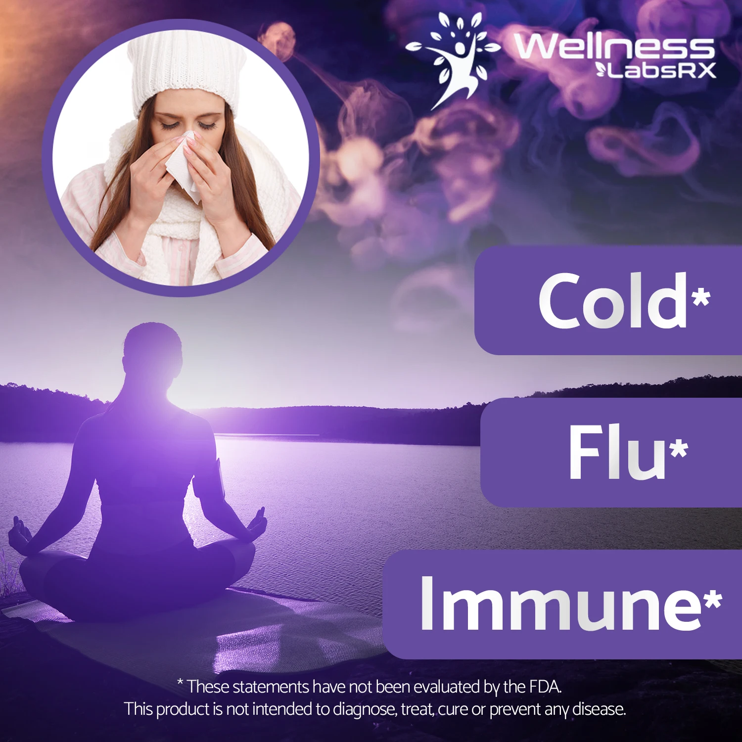 
Hemp Oil Extract Tincture Drops for Cold, Flu, Immune Support with Elderberrry, Echinacea, Probiotics, Zinc, Vitamin C 