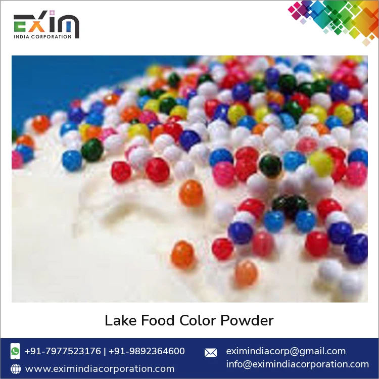 Top Listed Indian Exporter of Carmoisine Lake / Oil Soluble Food Color Powder for Pharmaceutical Industries