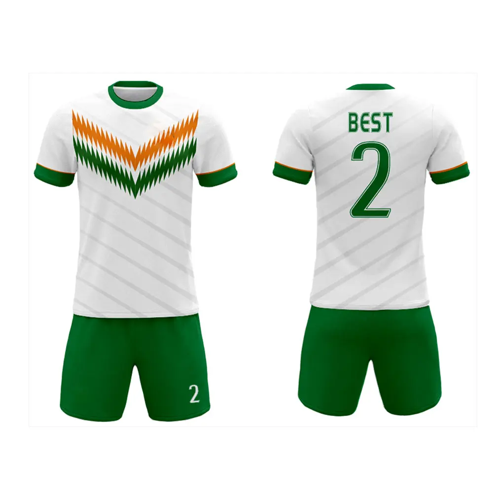 Wholesale Custom Logo Football Jersey Soccer Uniform Your Own Logo Design Men Wear Soccer Uniform Sets