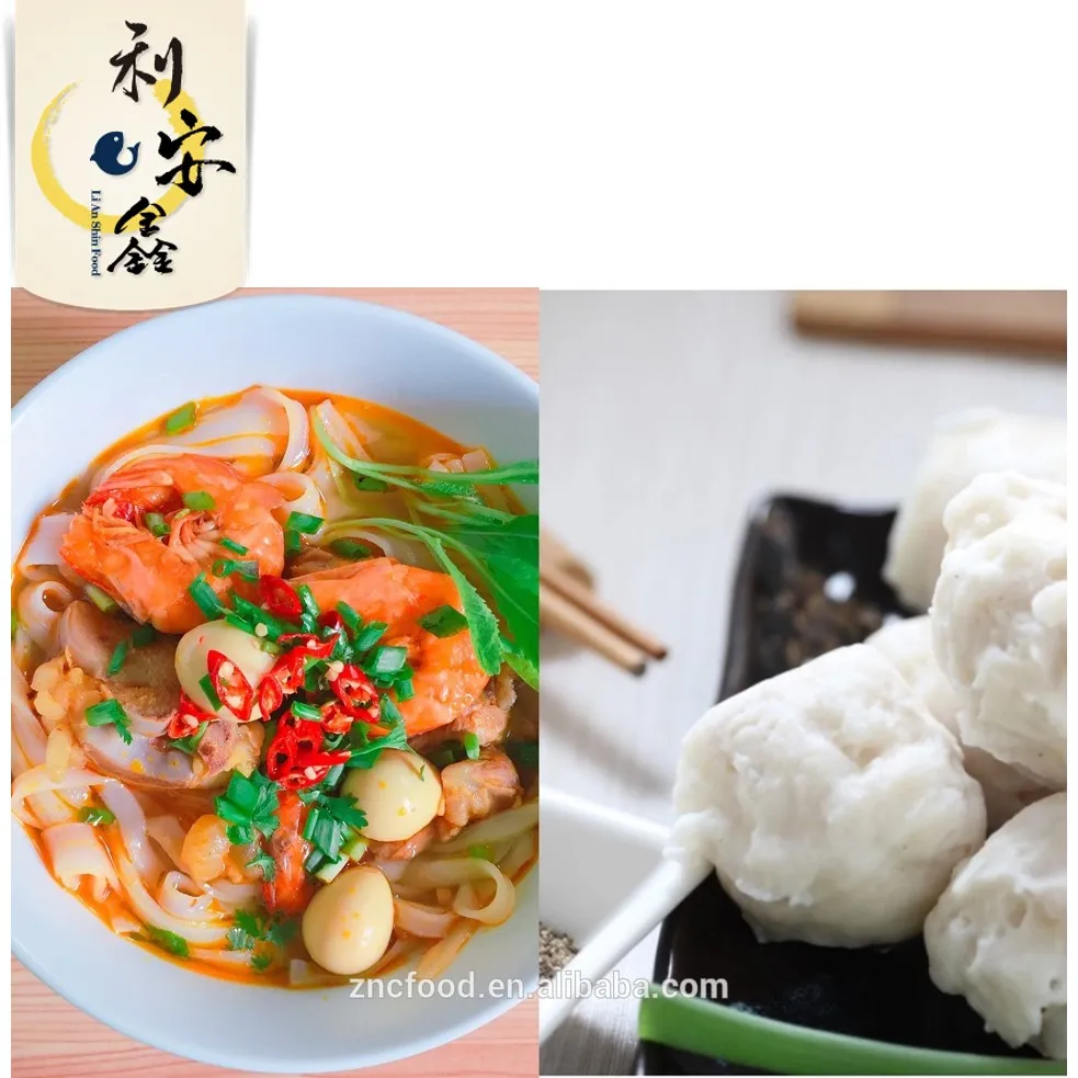 ZNC food no preservative cuttlefish ball snack for restaurant