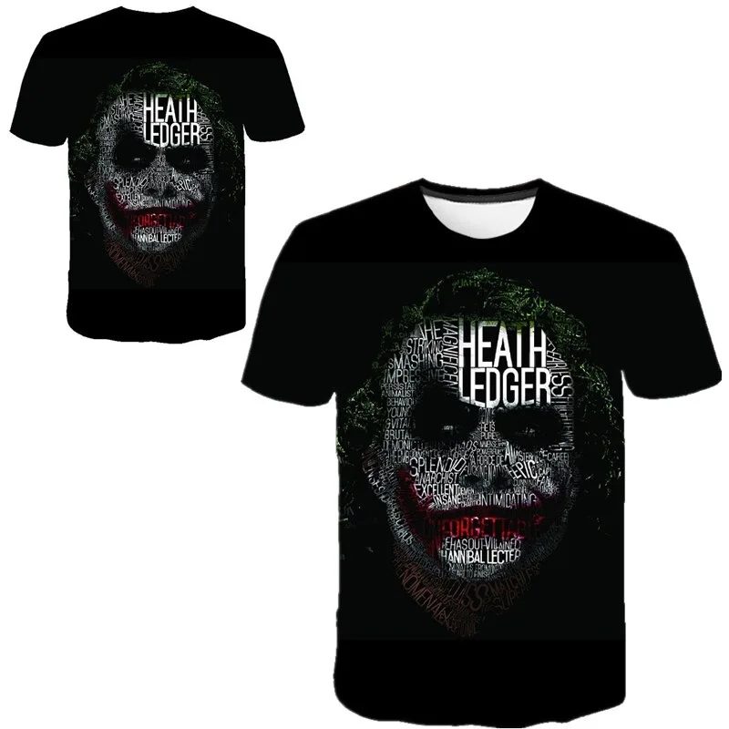 
Horror Movie It Penny Wise Clown Joker 3D Print Tshirt Men/Women Hip Hop Streetwear Tee T shirt 90s Boys Cool Clothes Man Tops 