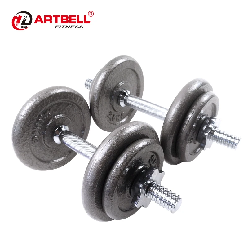 Artbell Adjustable Dumbbell Set Home Gym Exercise Loadable Dumbbell 40kg Chrome Handle 40kg Dumbbell Set