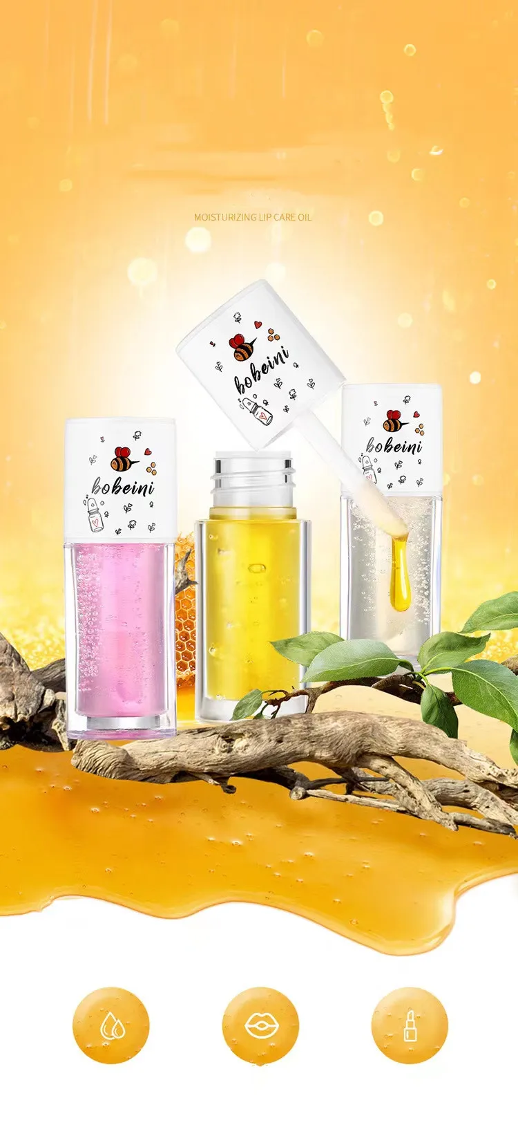 Hot sale custom private label lip grow oil  Lip Balm Moisturizer For Dark Dry Cracked Lips Exfoliating factory price