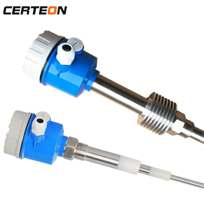 Radio Frequency RF Admittance Level sensor meter gauge switch Static capacitance level transmitter for water liquid coal dust