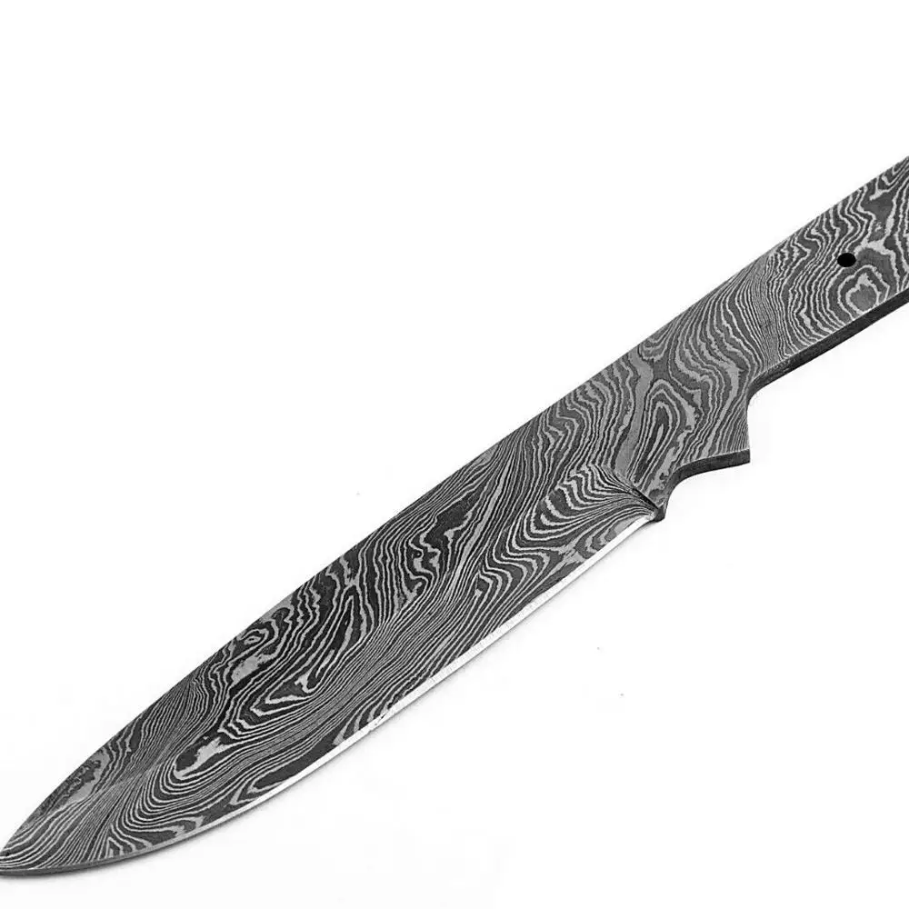 CUSTOM HAND MADE DAMASCUS SUPER BLANK BLADE WITH AMAZING PATTERN